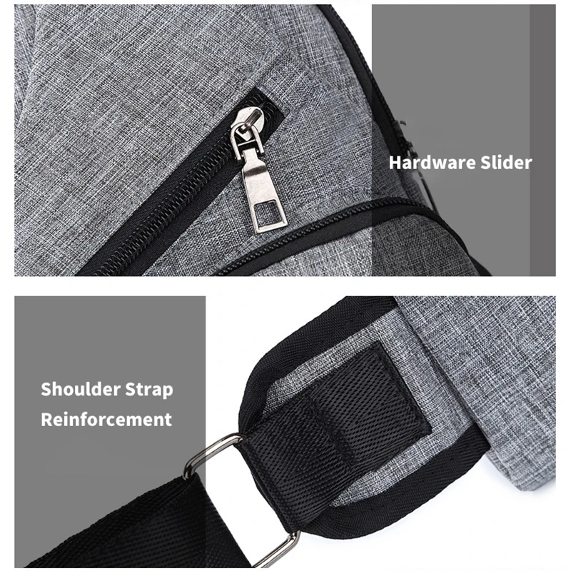 Новая женская тканевая нагрудная сумка KUBUG с usb зарядкой в Корейском стиле