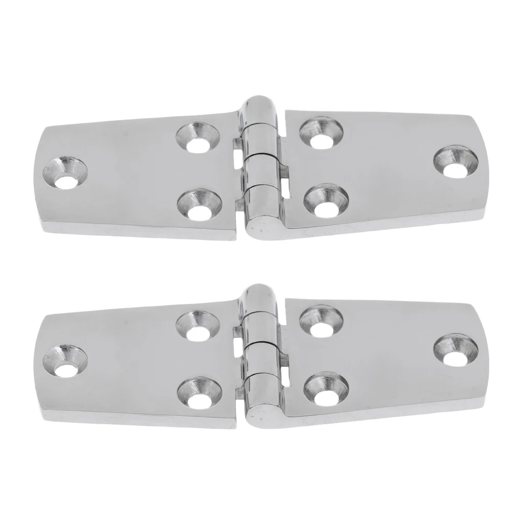 

2 Pieces 316 Stainless Steel Marine Boat Door Hinges Cabin Stamp Strap Hinge