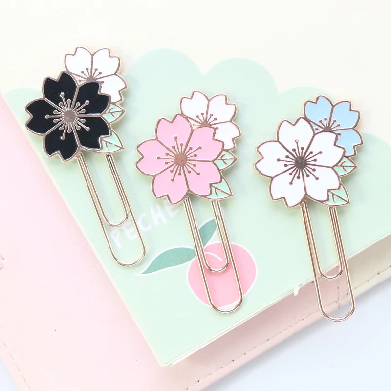 Domikee милые Креативные металлические цветочные офисные и школьные декоративные