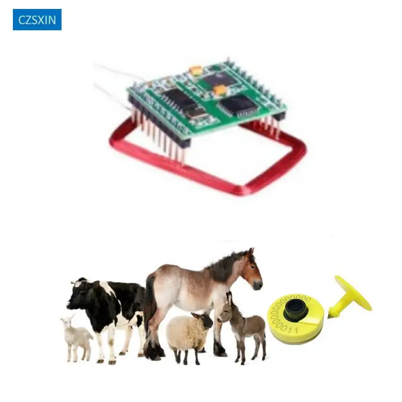 134.2KHZ fdx-b ISO11784/85 rfid reader antenna passive transmitter tag LF customized size |