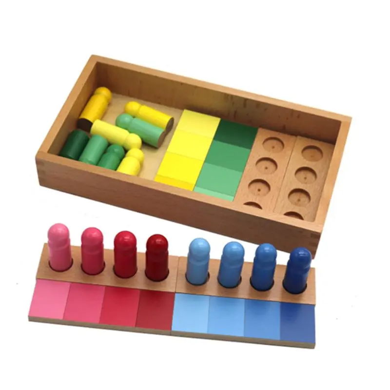 

G2AD Montessori Gradient Color Similarity Sorting Matching Game Wooden Kids Educational Sensorial Toy