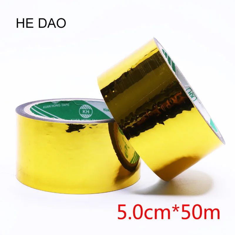 

Золотая фольгированная канцелярская лента