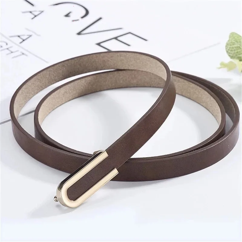 

Женский тонкий ремень с пряжкой из сплава, в стиле ретро