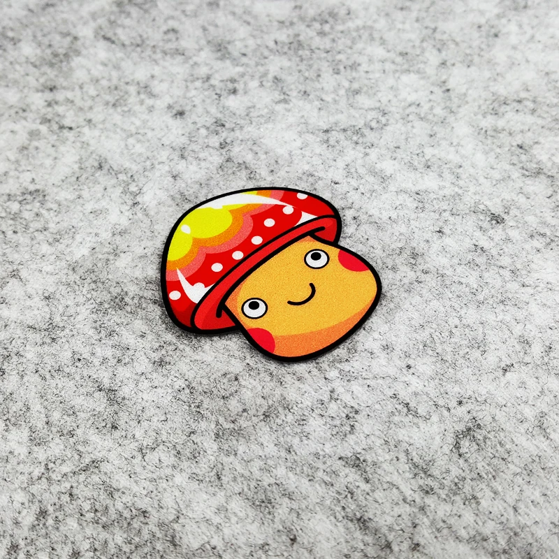 LuLuSticker #033 4 6x5 см красочные Мультяшные светоотражающие автомобильные наклейки и с