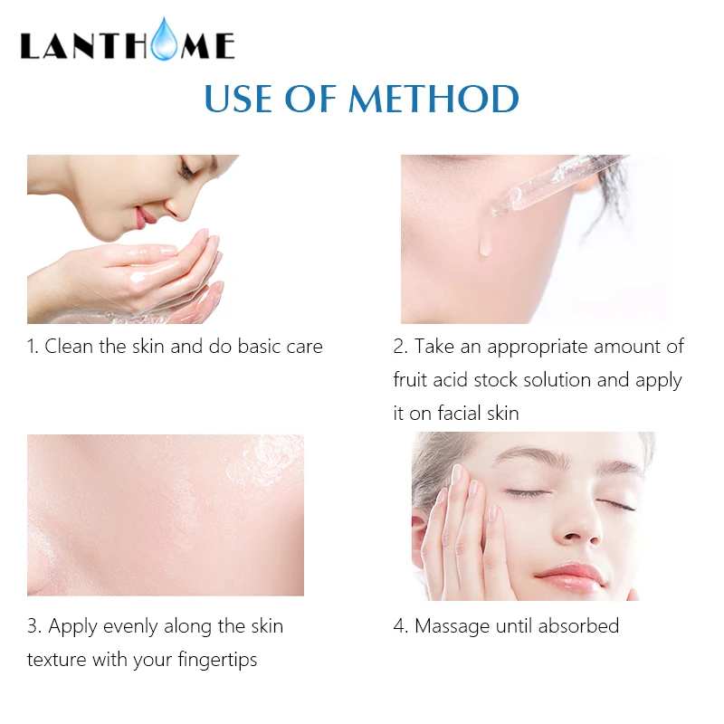

30% Glycolic Acid Peel Serum Shrink Pores Brighten Skin Color Balance Water Oil Acne Remover Skin Nourishing Essence 15ml