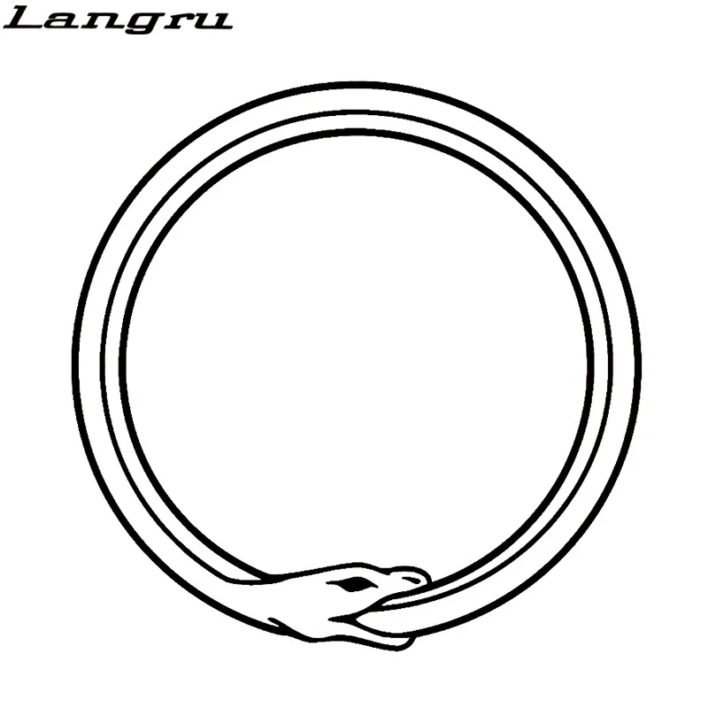 Langru 14 8 см * Ouroboros змея автомобильные аксессуары виниловые наклейки Jdm | Автомобили