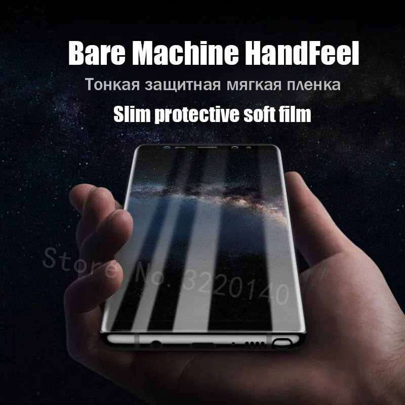 3D изогнутая Защитная пленка для samsung Galaxy Note 10 Pro S10 S9 S8 Plus прозрачная пленка из ПЭТ для Galaxy S10E Lite S7 edge Note 8 9 10