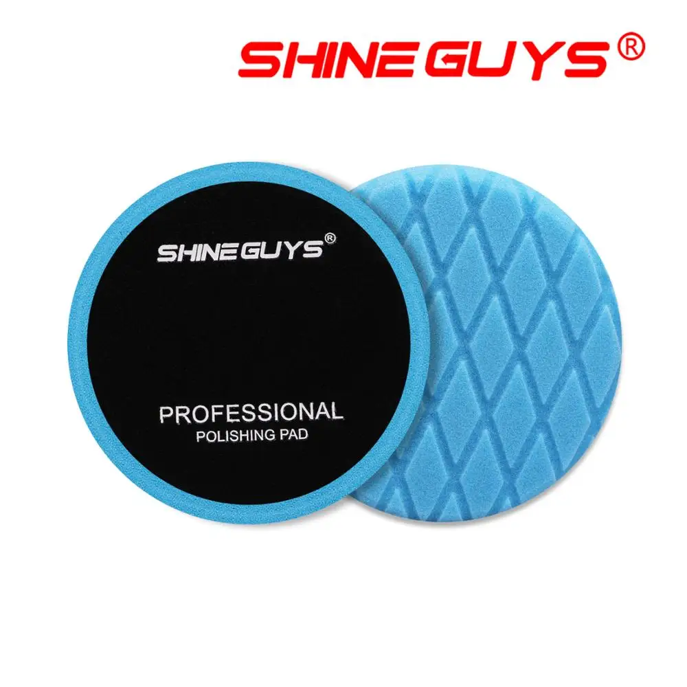 

Shine Guys 5.5 Inch (135mm) Light/Medium/Heavy Cut Polishing Pad&Buffing Pads for 5"(125mm) RO/DA/GA Car Polisher