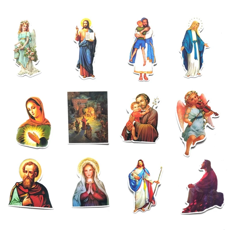 

68Pcs Jesus Classic Stickers Pack Fans Paster Cosplay Scrapbooking Diy Phone Laptop Decorations
