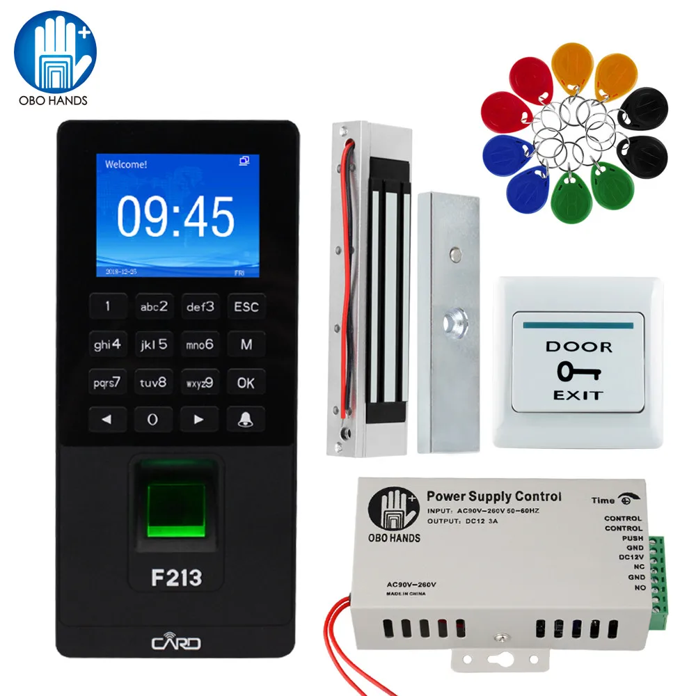 

USB-сканер отпечатков пальцев, RFID, биометрические, с программным обеспечением, паролем, клавиатурой питания, электрические дверные замки