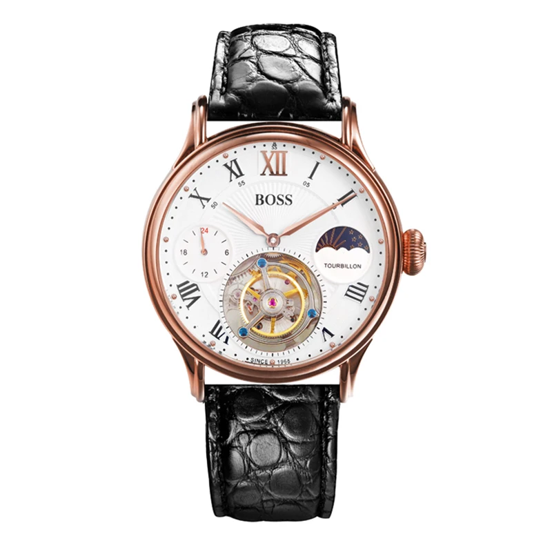 BOSS Германия часы для мужчин люксовый бренд Ограниченная серия автоматический