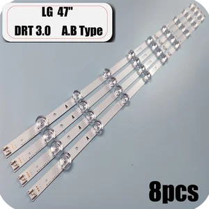 led backlight strip 9 lamp for lg 47 tv drt 3 0 47 47lb631v 47lb561v 47lb6300 47lbb6500 47lb652v 47lb650v 47lb5610 47lb565v free global shipping