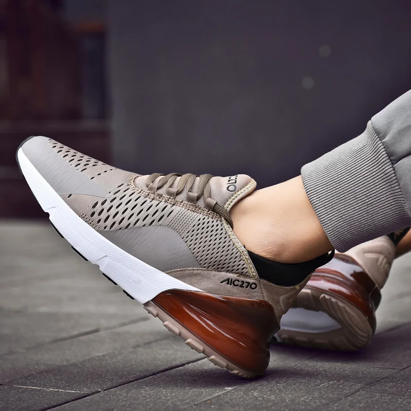 

Mesh sneakers with air cushion large sizes for men, casual and casual sports shoes, fashion, spring autumn