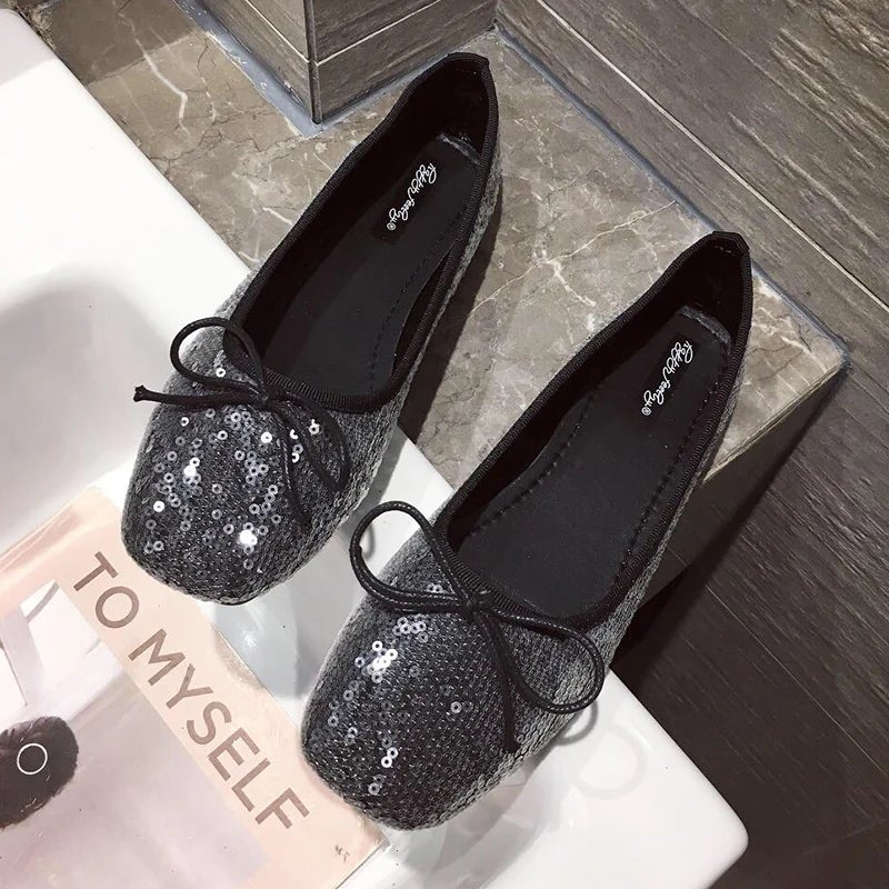 Балетки женские кожаные на плоской подошве весна 2020 | Обувь