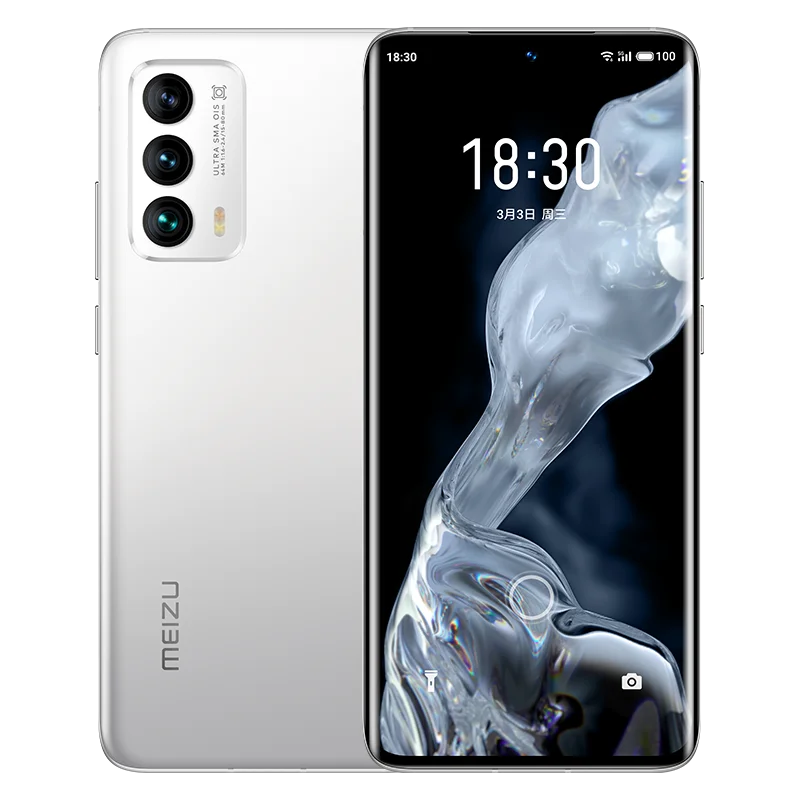 Телефон Meizu 18 5G на базе Android 10 0 экран 6 2 дюйма 120 Гц 3120X1440 Snapdragon 888 64 мп 12 Гб ОЗУ 256 ПЗУ