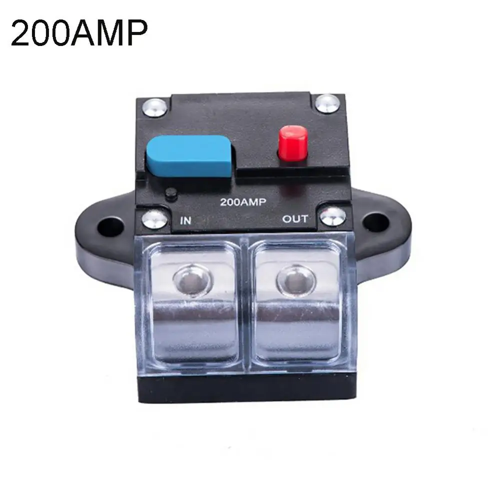 

80A/100A/150A/200A/250A Car Boat Truck Stereo Audio Circuit Breaker Fuse Holder