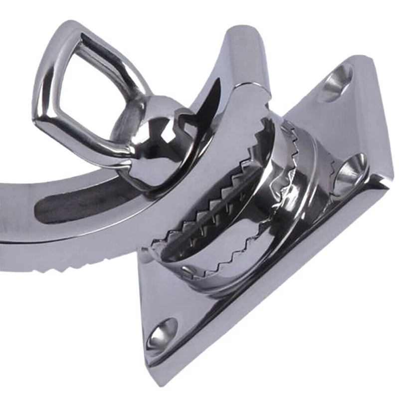 

New Adjustable Fishing Rod Holder Deck Mount 316 Stainless Steel For Boat Yacht Fishing Accessories Drop Shipping