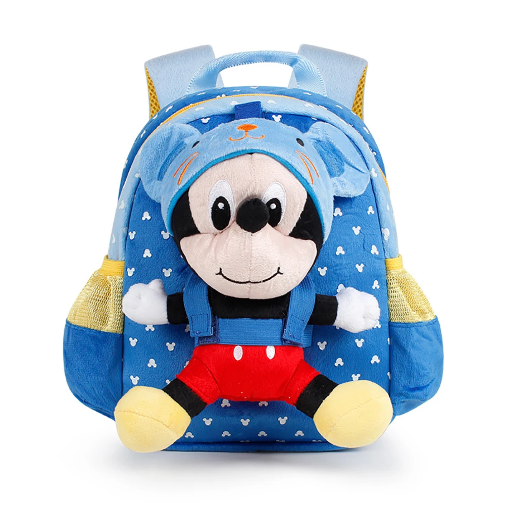 Детские школьные портфели Disney для мальчиков и девочек мультяшный рюкзак малышей