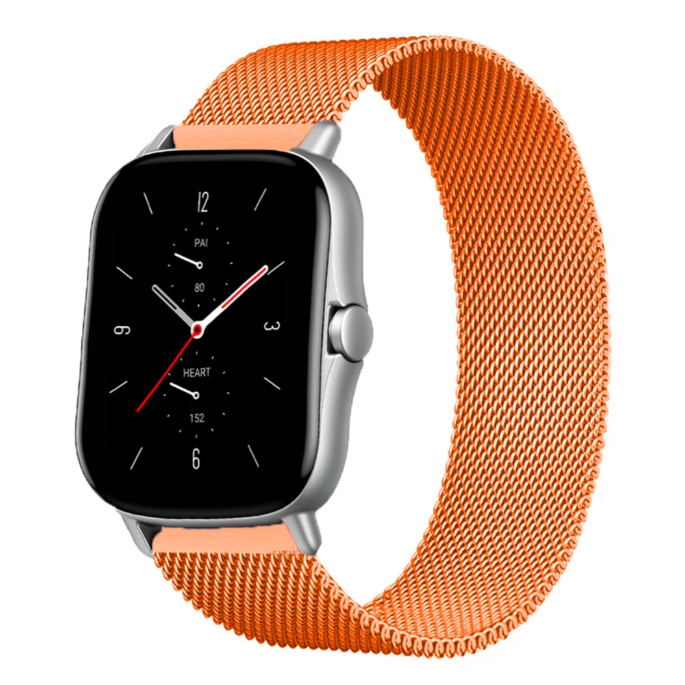 

20mm/22mm band For Amazfit GTS/2/2e/GTS2 Mini/GTR 42mm/47mm/GTR2/2e/stratos 2/3 Metal Watch Bracelet correa Amazfit bip strap