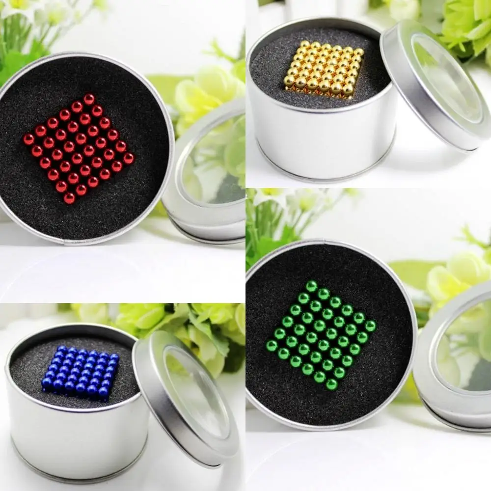 Супер магнитные блоки 5 мм волшебные шары Bucky Neo Cube Забавные игрушки Упаковка в