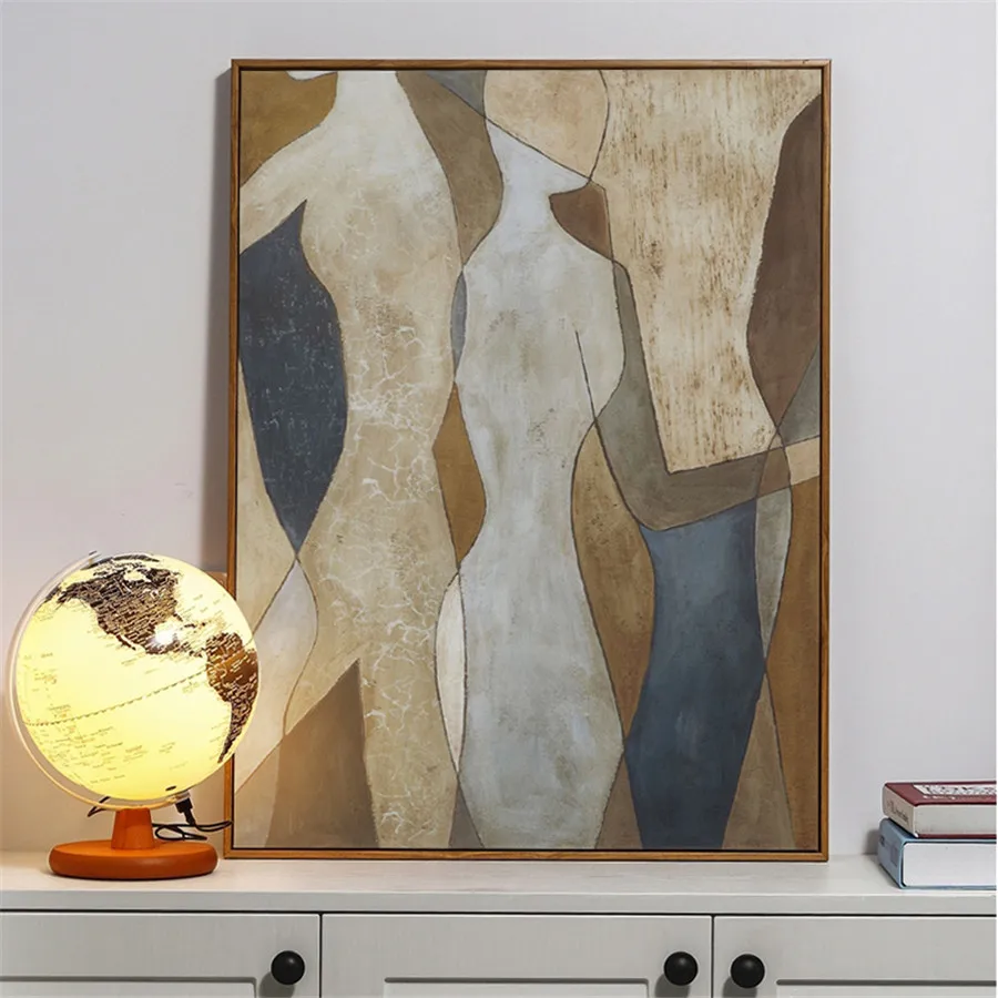 

Hot Selling Modern Pure Hand Painted Canvas Painting Nude Wall Pictures For Salon Bar Home Decor Oil Painting Figure Original