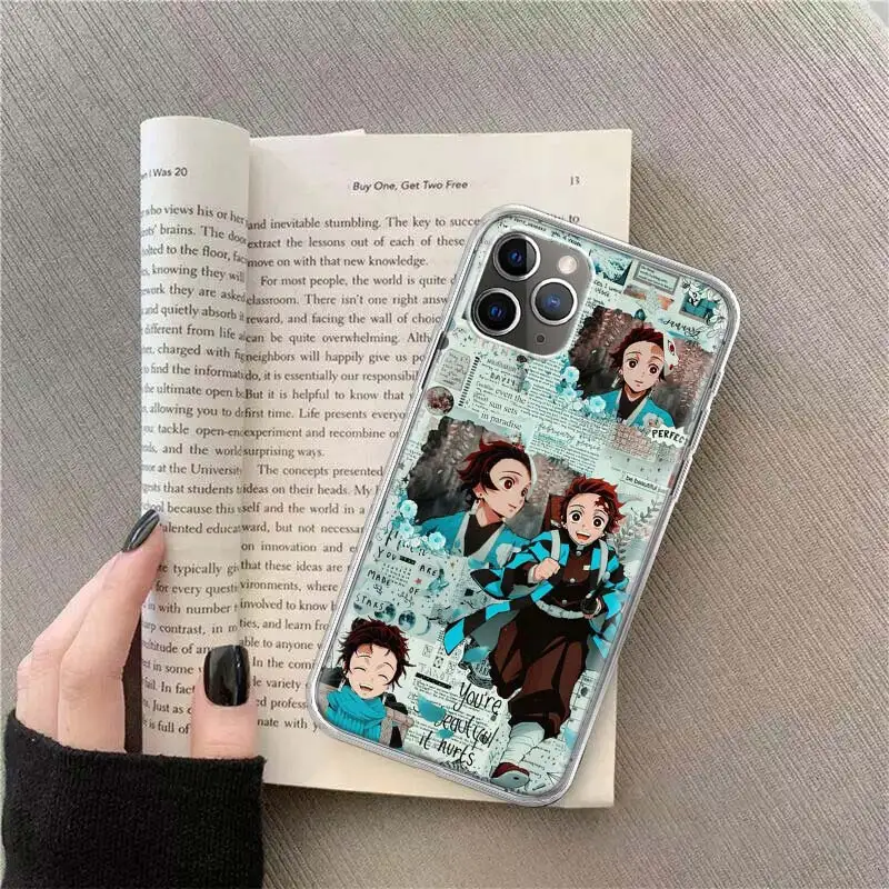 

Kimetsu No Yaiba Demon Slayer Anime Phone Case For IPhone SE2020 12 Mini 11 Pro XS Max XS XR 8 7 6 Plus 5 5S SE Case