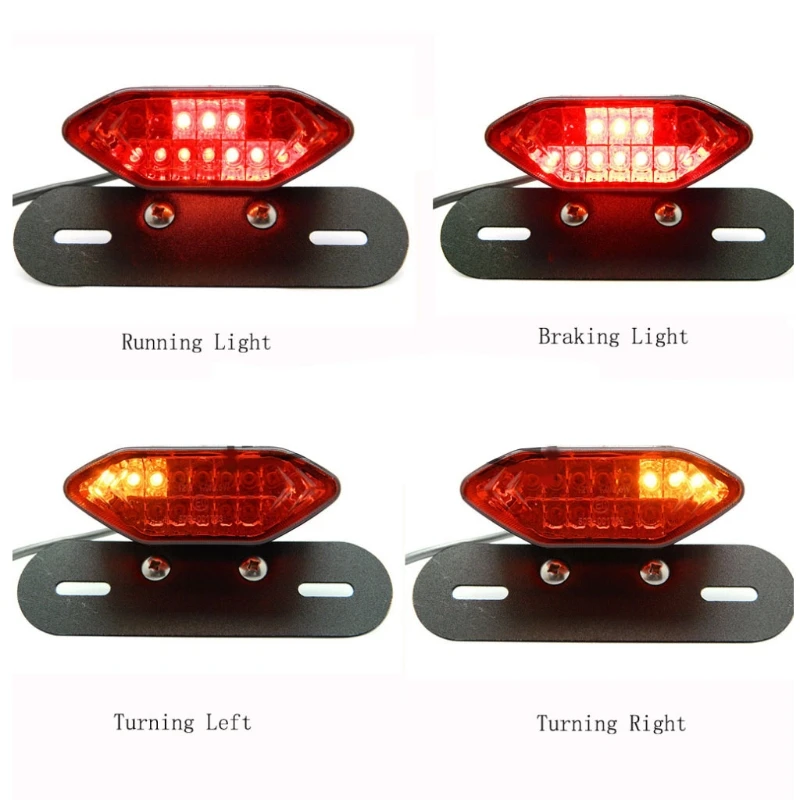 

LED Tail Lamp Turn Signal Light Replacement Motor Accessories for Motor Light Modification Parts