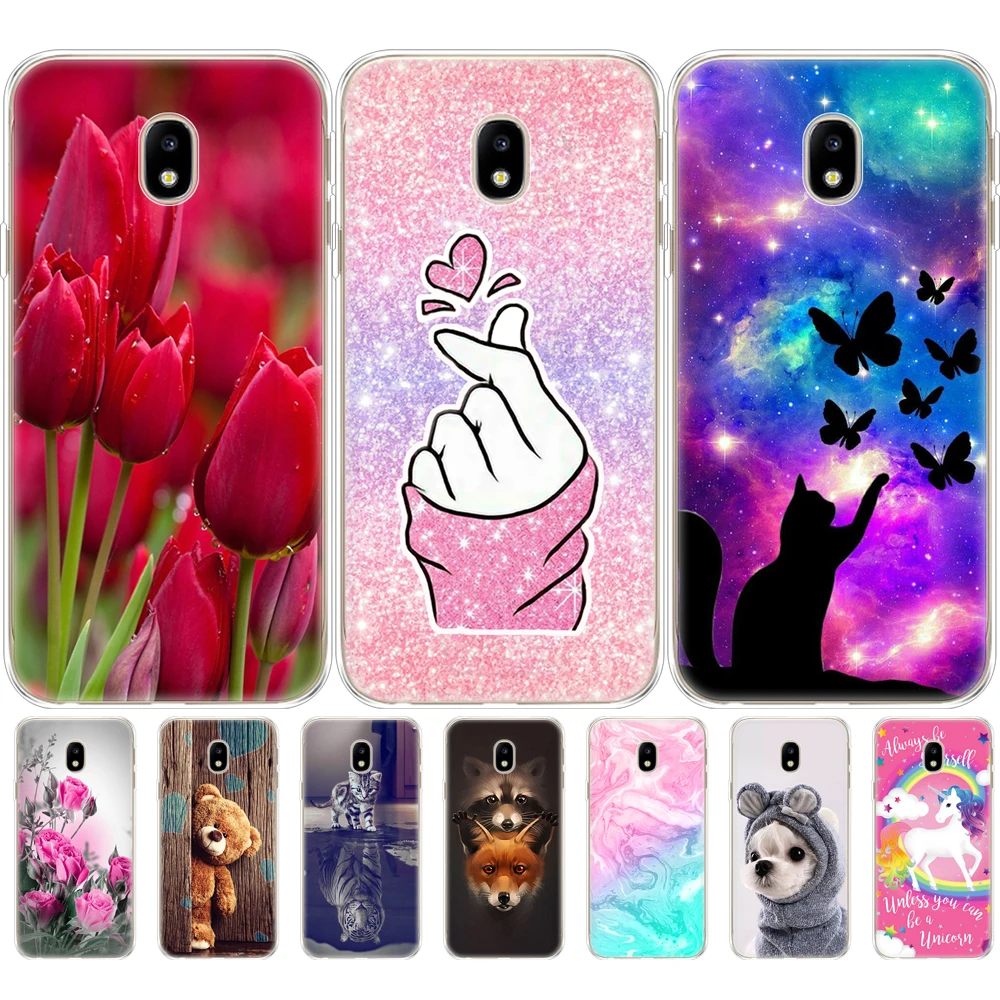 For Samsung Galaxy J7 2017 J730F J7 Pro 2017 Case Soft TPU Silicon Back Phone Cover for Samsung J7 2017 J730 Protective Coque