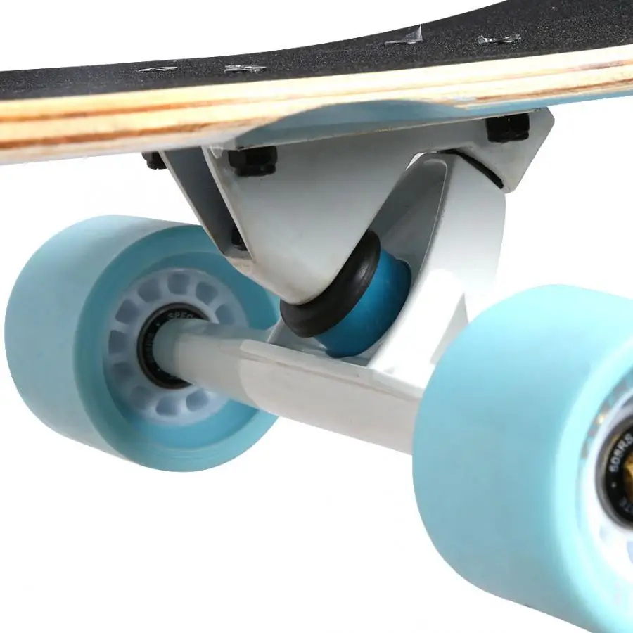 Лонгборд четырехколесный скейтборд Профессиональный кленовый деревянный С