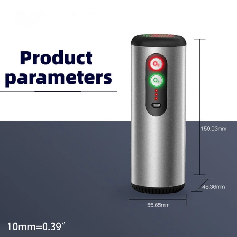 

Automobile Ozone Generator Air Purifier Remove Formaldehyde Smoke Dust Purification Car Air Cleaner Small Appliances