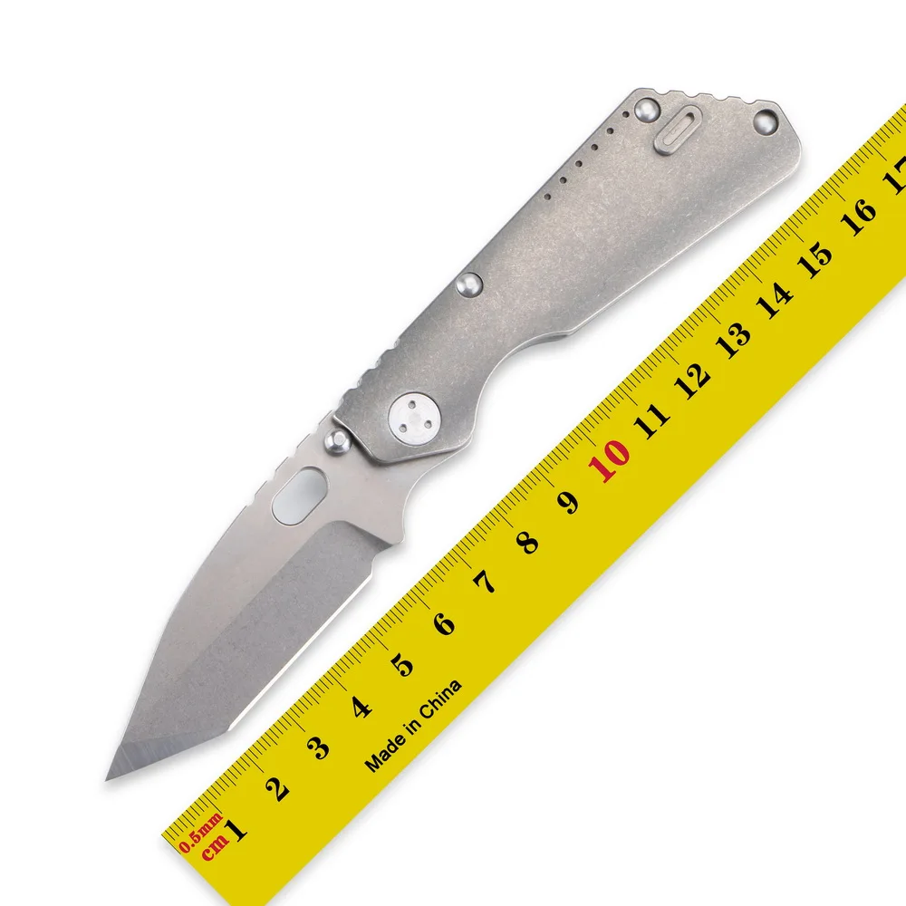 Маленький складной нож PT SNG TC4 титановая ручка M390 лезвие с подшипником охотничьи
