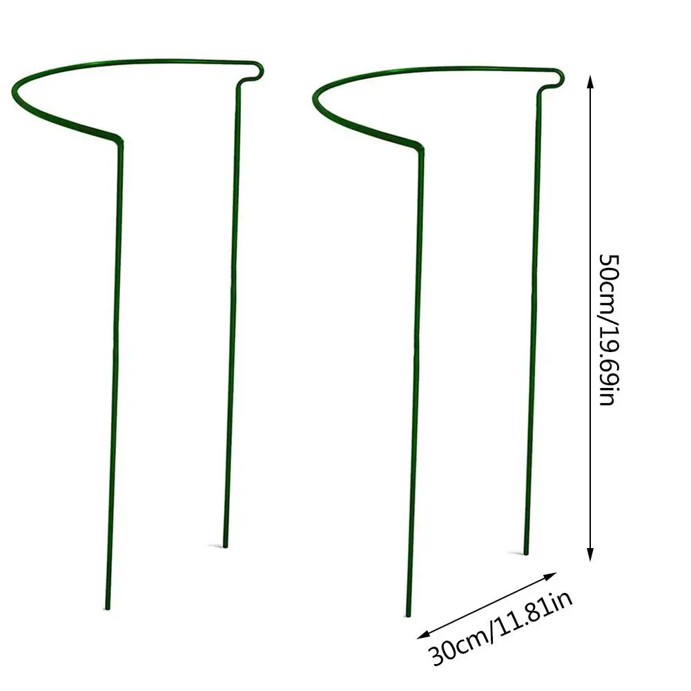 Полукруглая опора для сада кольцо поддержки растений металлическая ротанга