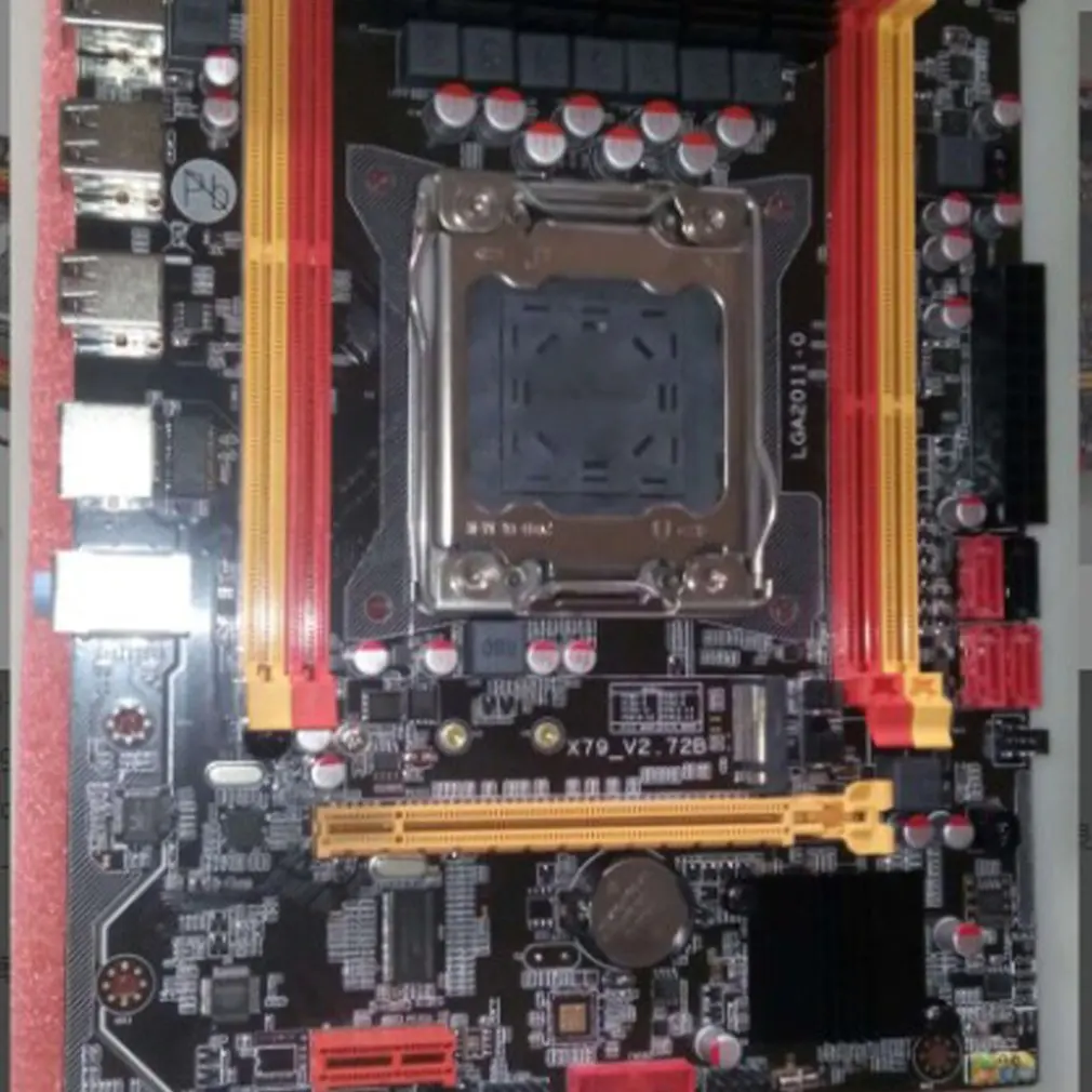 X79 Motherboard Support DDR3 2011 Pin With M.2 Computer Game Durable Replacement Mainboard Compact And Portable Motherboards | Электроника