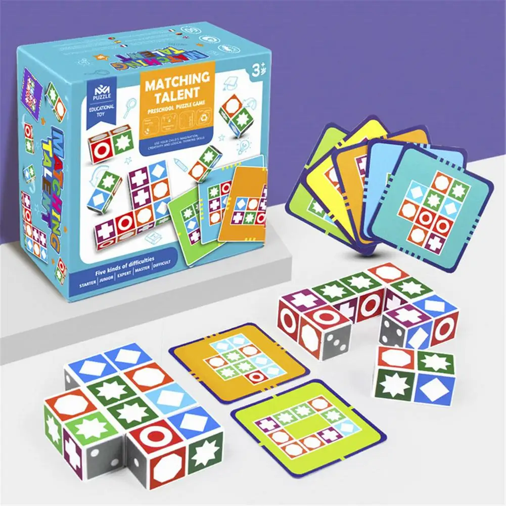 

Новинка, настольная игра Match Madnesses, память, обучающие игрушки для логического мышления, подходят к Master, детская игрушка для развития интеллек...