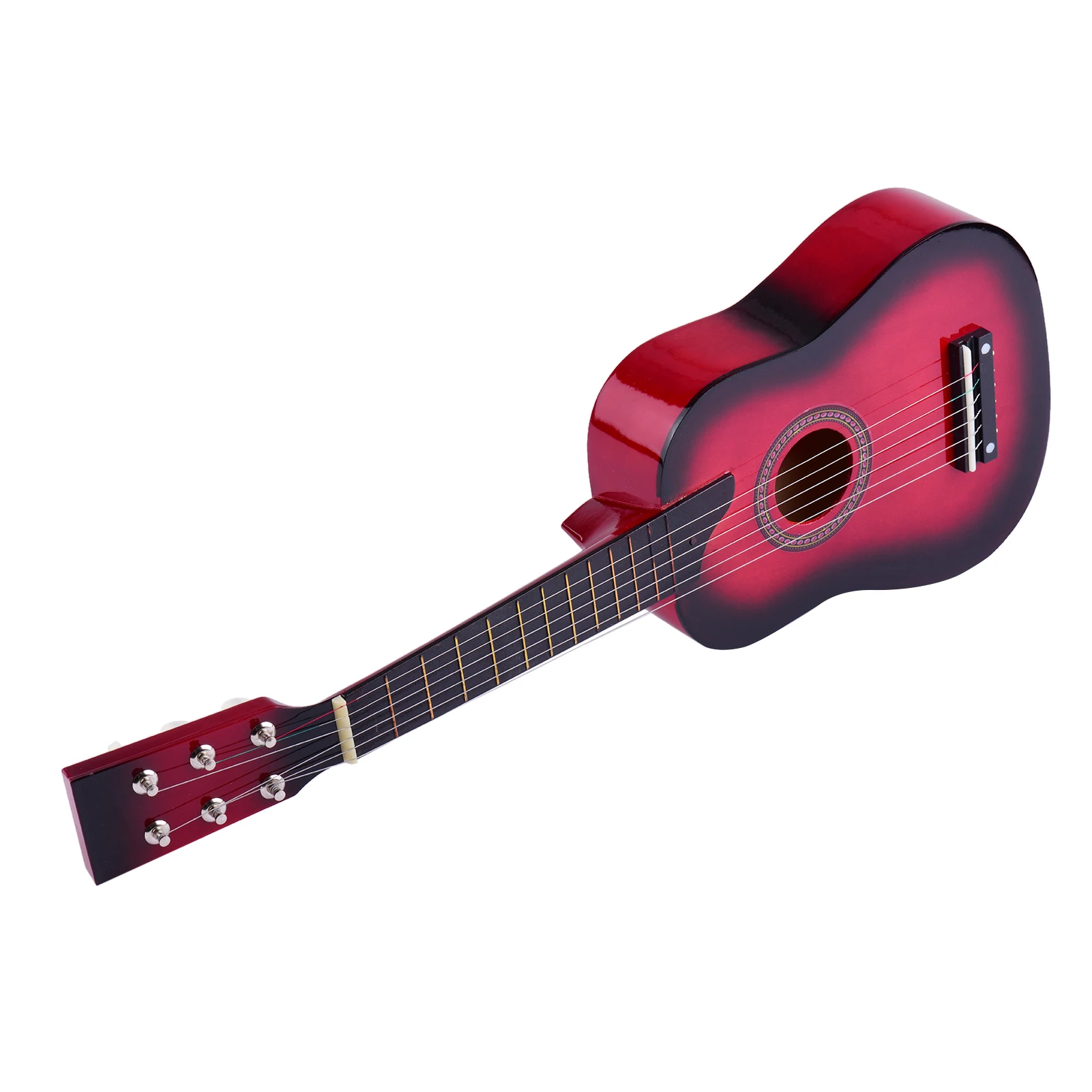 

25-inch Kids Toy Guitar 6-String Merbau Plywood Body Fingerboard Bridge with Pick String Children Guitar Musical Toy Instrument