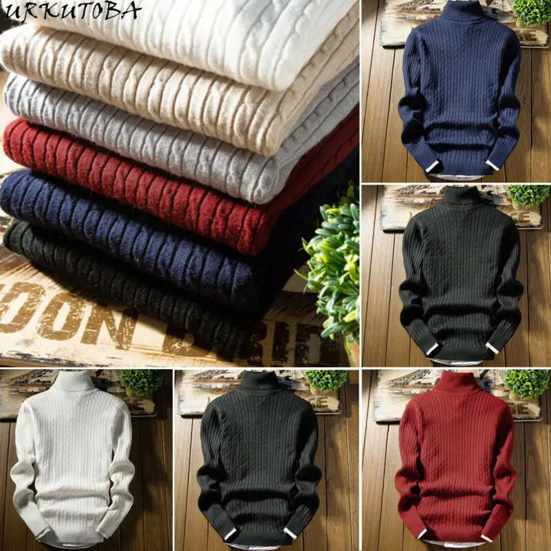 Новинка мужской свитер пуловер 2019 мужские повседневные облегающие свитера