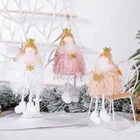 1 шт. милые рождественские куклы-Ангелы орнамент с рождественской елкой Рождественский домашний декор Корона Ангел креативная Рождественская елка