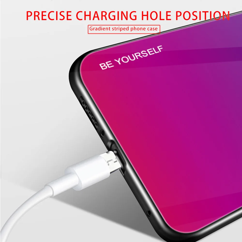 Подходит для IPhone6S/6/6SP/6P/7/7P/8/8P/XR/X/XS/XSMAX/11/11 Pro/11Pro MAX защитный чехол с градиентом и