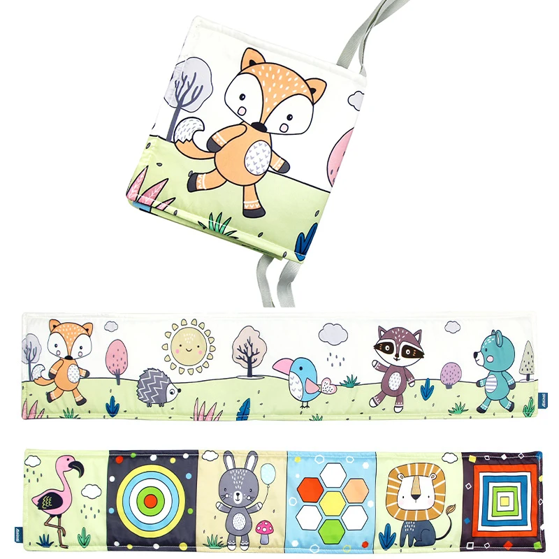 

Baby Educational Book Toys Montessori Black White Baby Cloth Book Sensory Book Infant Toys Development Baby Books 0 12 Months