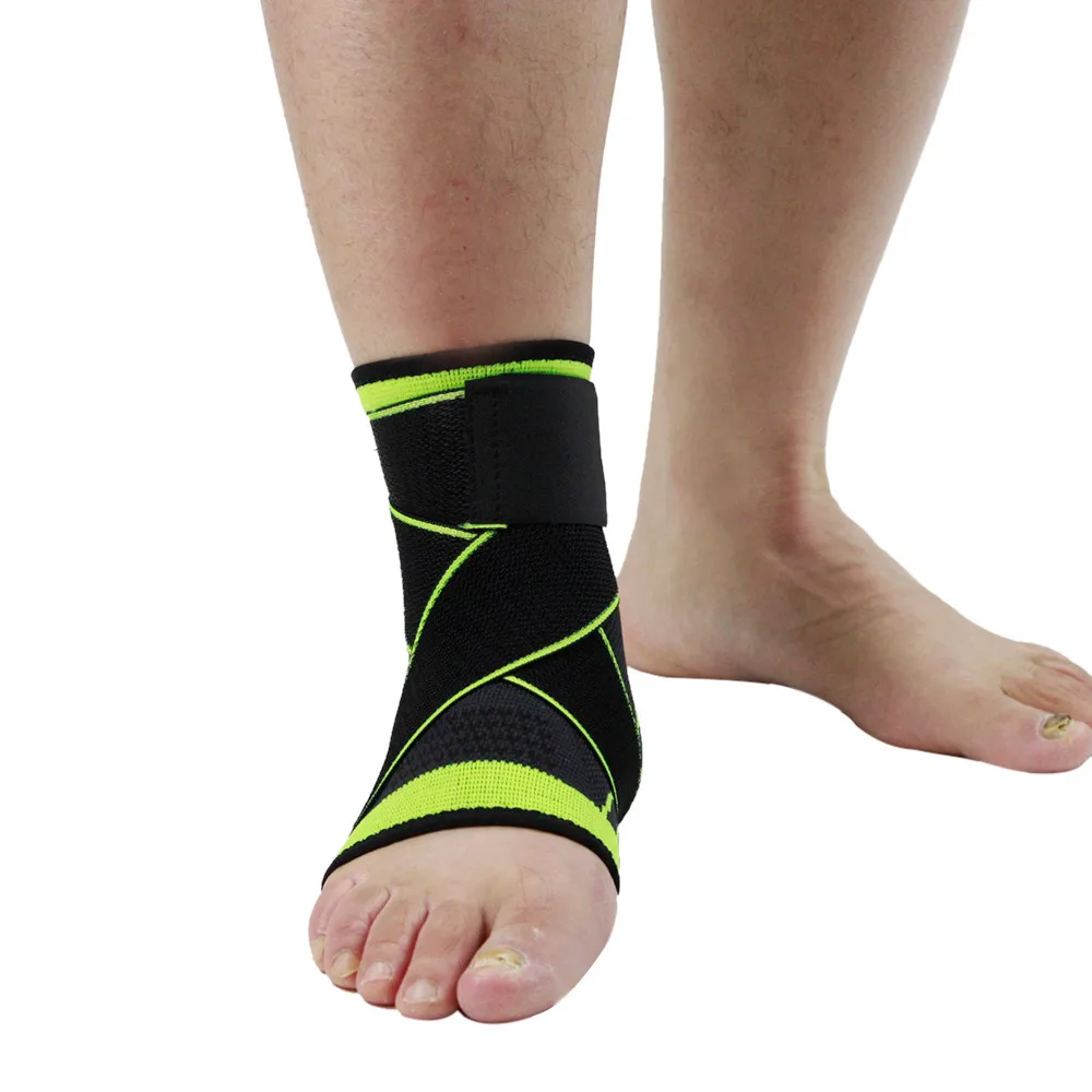 1 шт. эластичный бандаж для поддержки лодыжки протектор спортивного зала с ремнем