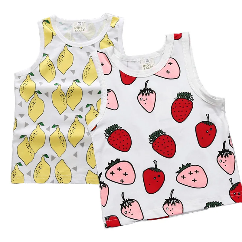 

Kids vest summer new sleeveless T-shirt baby T-shirt CHD20056