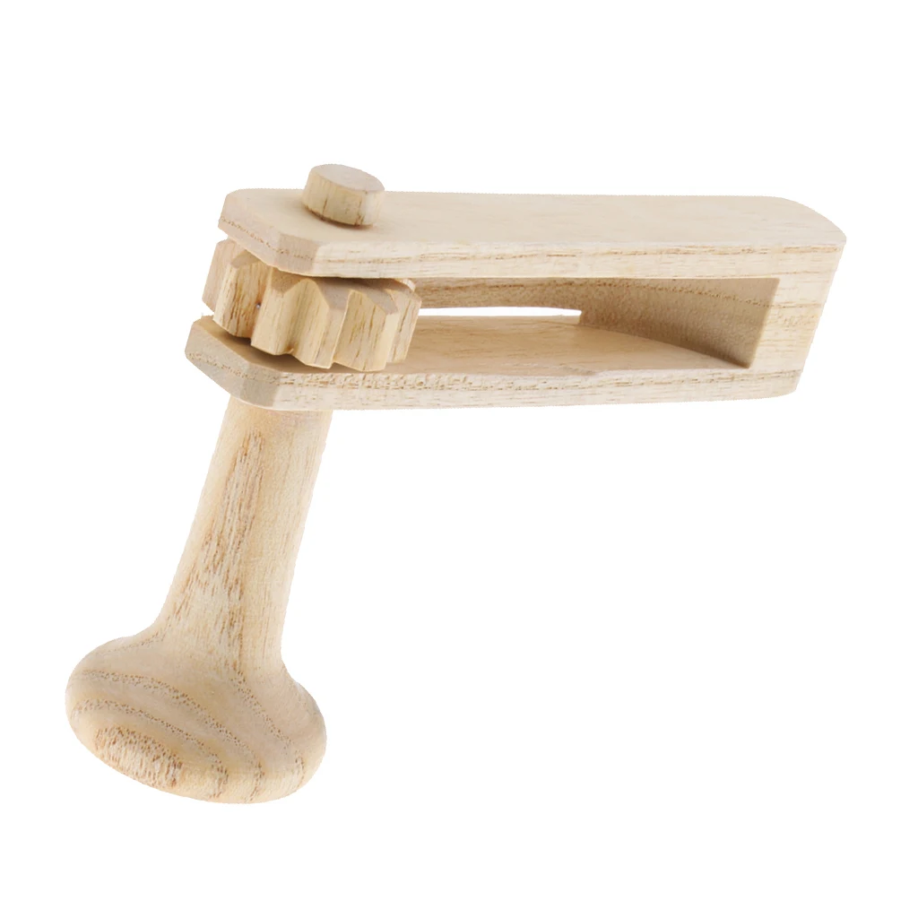 Деревянные кастаньеты ручной хлопушка с храповым механизмом для