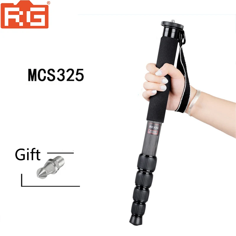 Профессиональный легкий монопод из углеродного волокна для камеры Canon EOS Nikon Sony