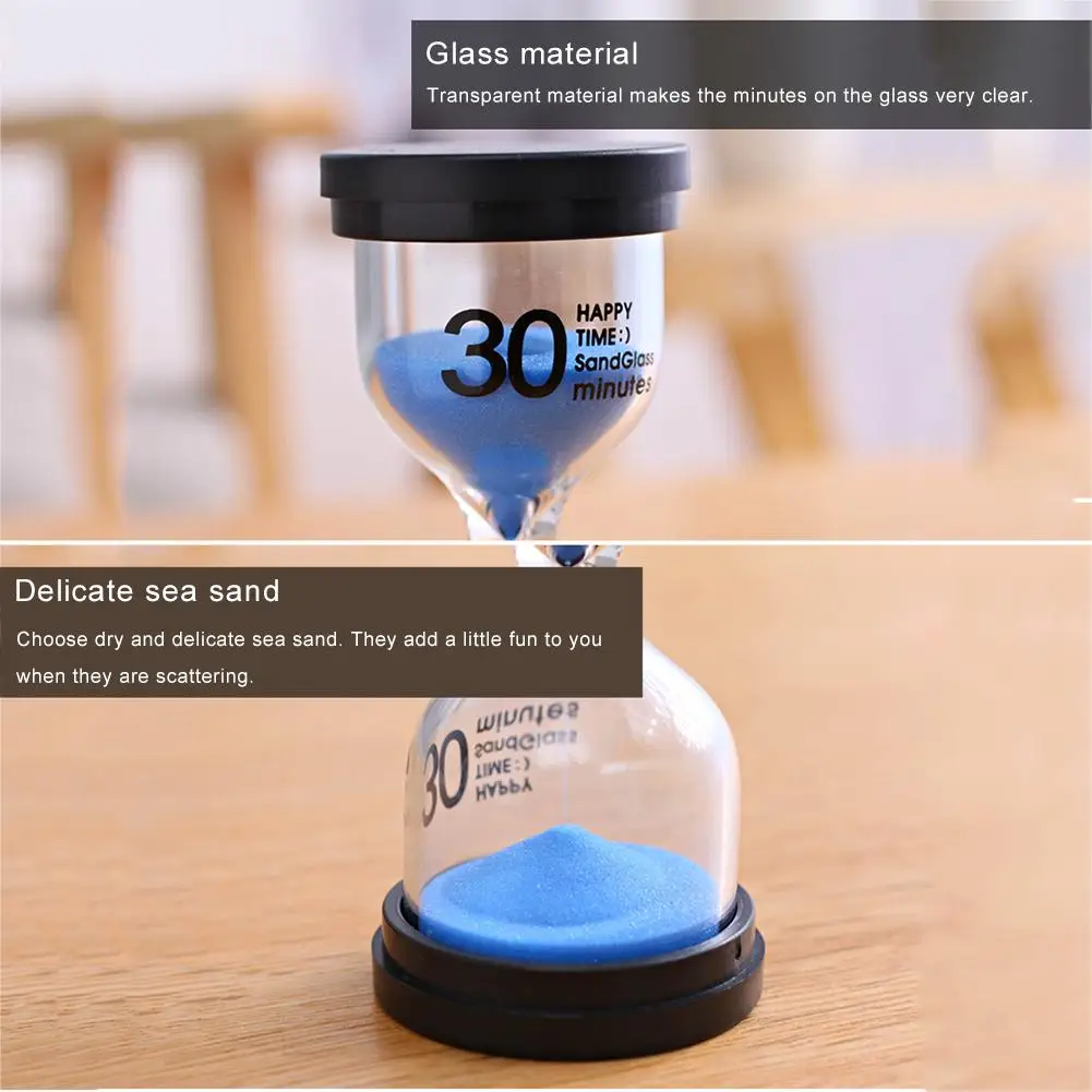 Песочные часы 7 цветов домашние настольные с таймером песочные 1 / 3 5/10/15/30 минут