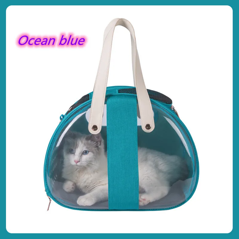 

New style Pet bag Pet backpack PVC Space capsule Cat bag Pet go out Portable Pet bag foldable Pet bag