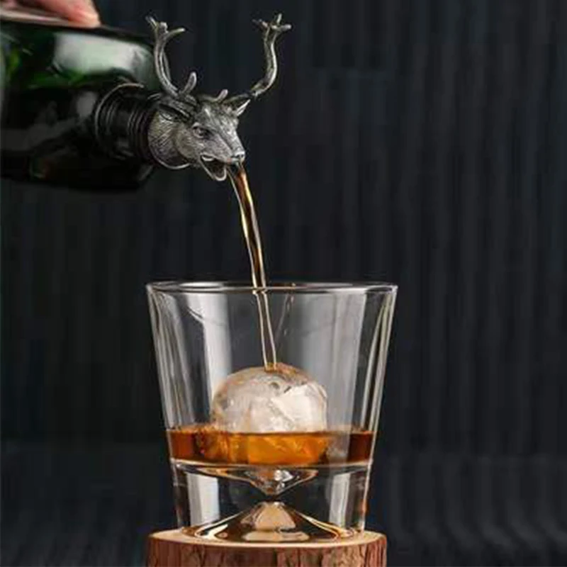 

Wine Pourer Wine Aerators Zinc Alloy Deer Stag Head Wine Pourer Stags Head Bottle Pourer Unique Gifts Ideas Bar Accessories 45