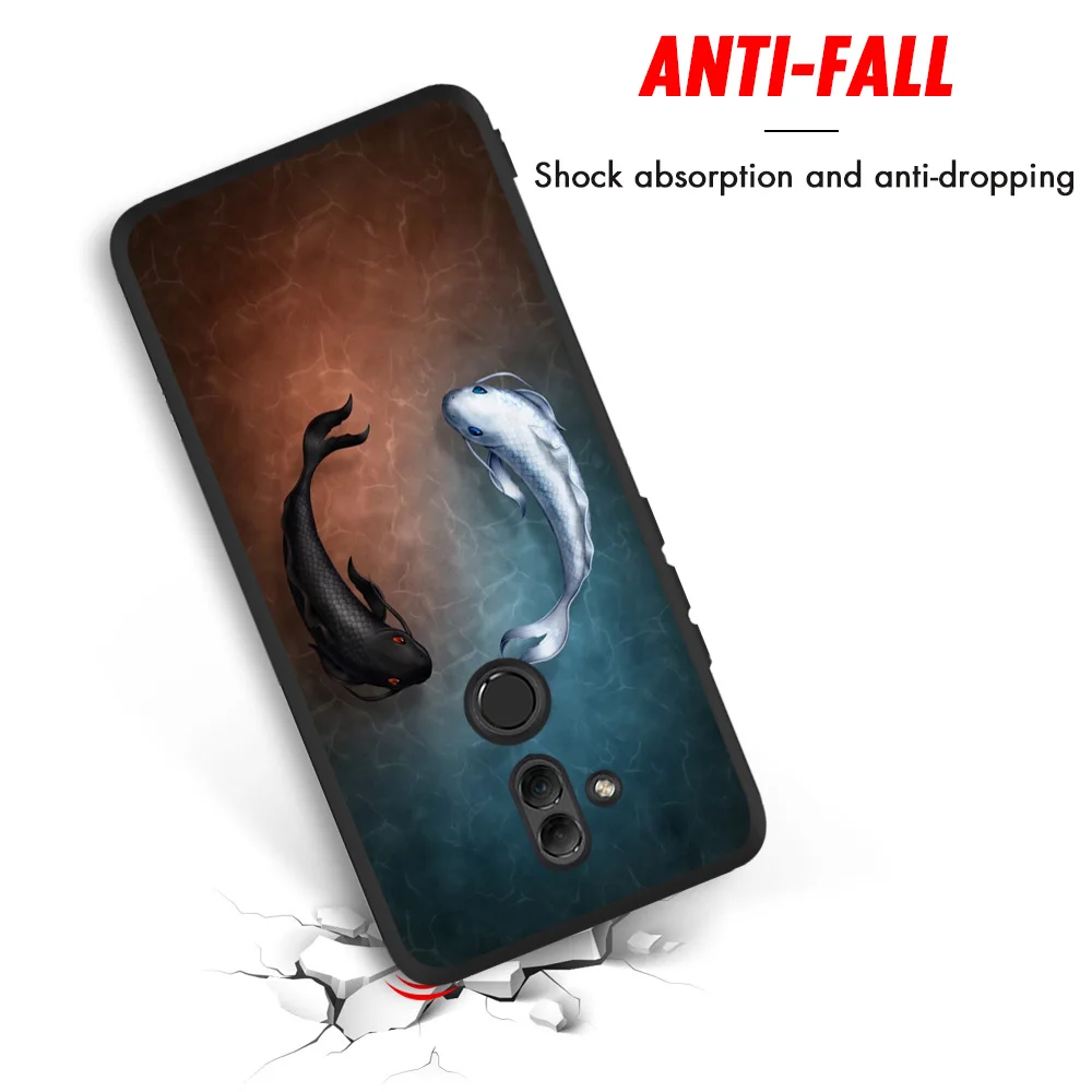 Back Phone Cover Case For Mate 20 Pro 20x X Cartoon Protective for Huawei lite Light Knockproof Fashion Capa | Мобильные телефоны и