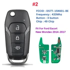 Aftermarket Ford F150 Mondeo Fusion Escort Transit, сменный откидной дистанционный смарт-ключ 49 Chip 315434902Mhz