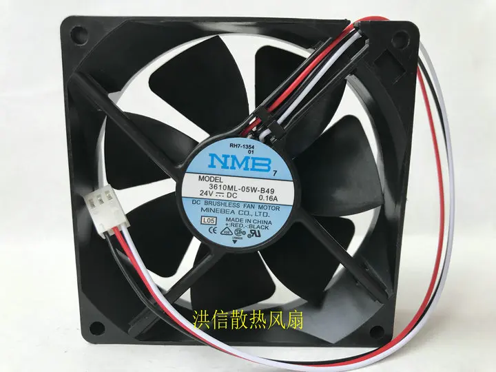

Оригинальный 9025 3610ml-05w-b49 DC24V 0.16A 9225 инверторный охлаждающий вентилятор