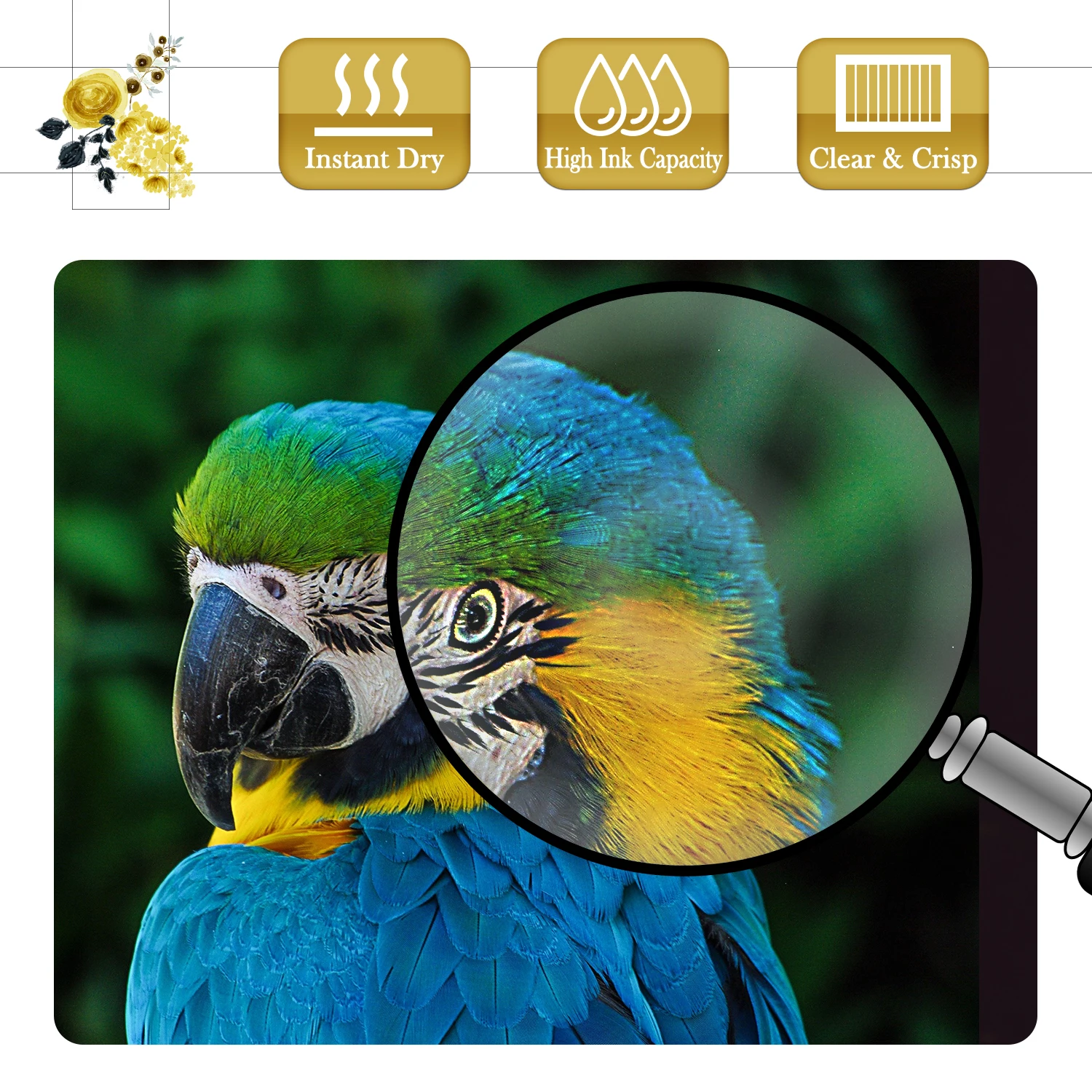 RC фотобумага Глянцевая/Блестящая Водонепроницаемая 250 г для домашних струйных